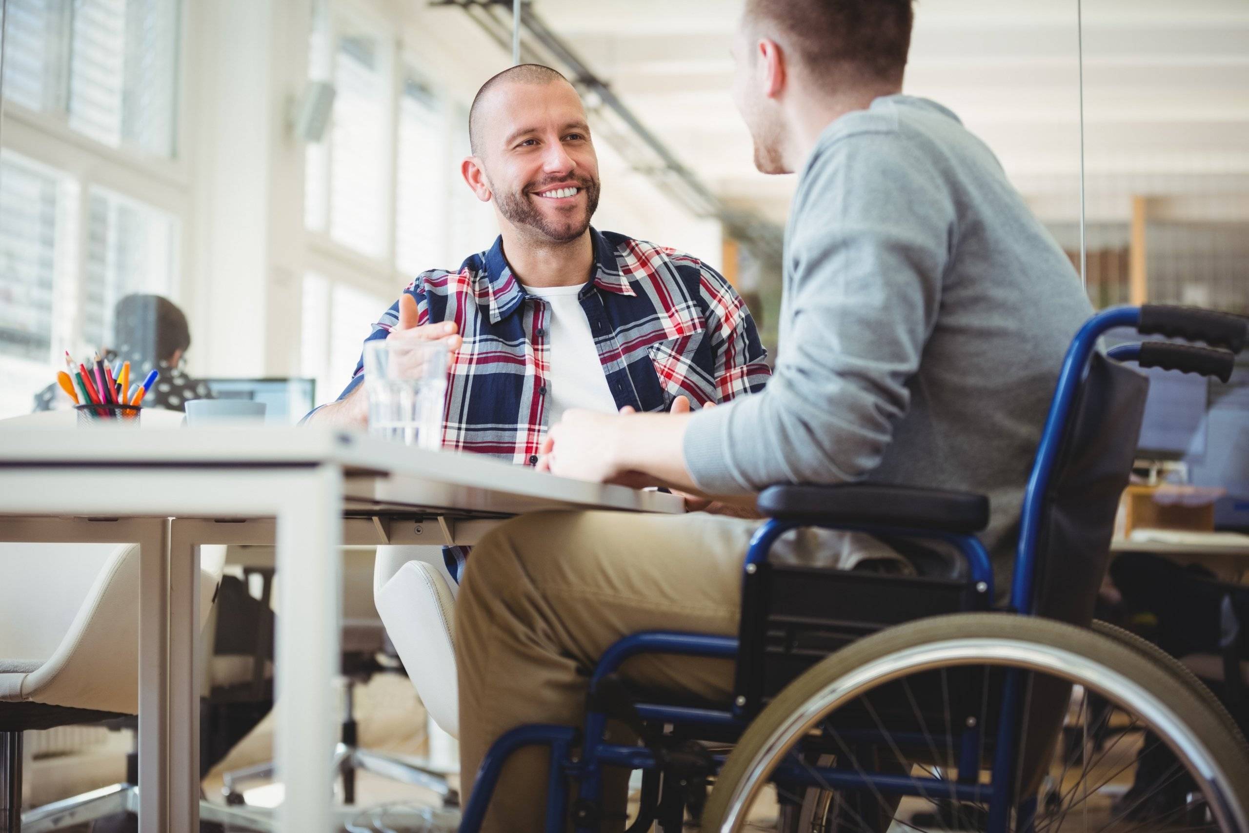 Tenax Supports participant during a support session