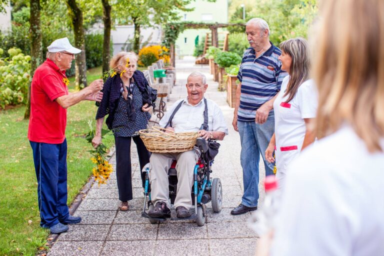 NDIS participants taking part in a community activity